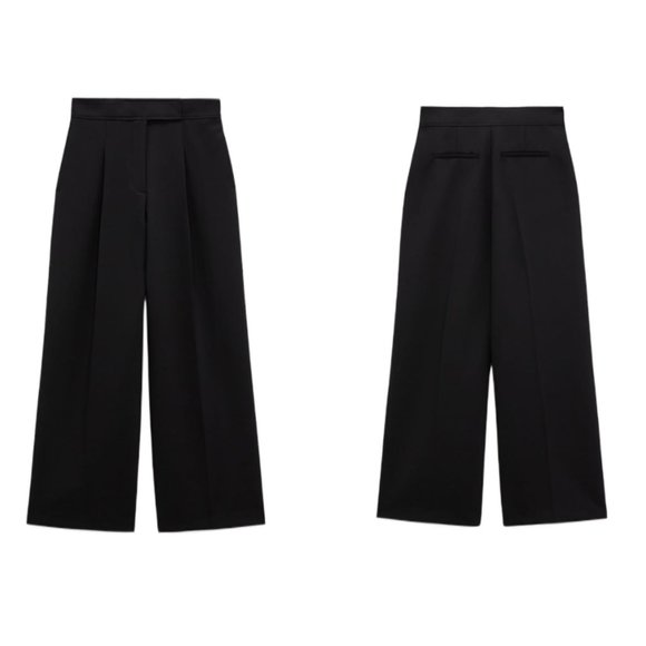 Zara | Pants u0026 Jumpsuits | Zara The Gabrielle Trousers Black 74944 |  Poshmark